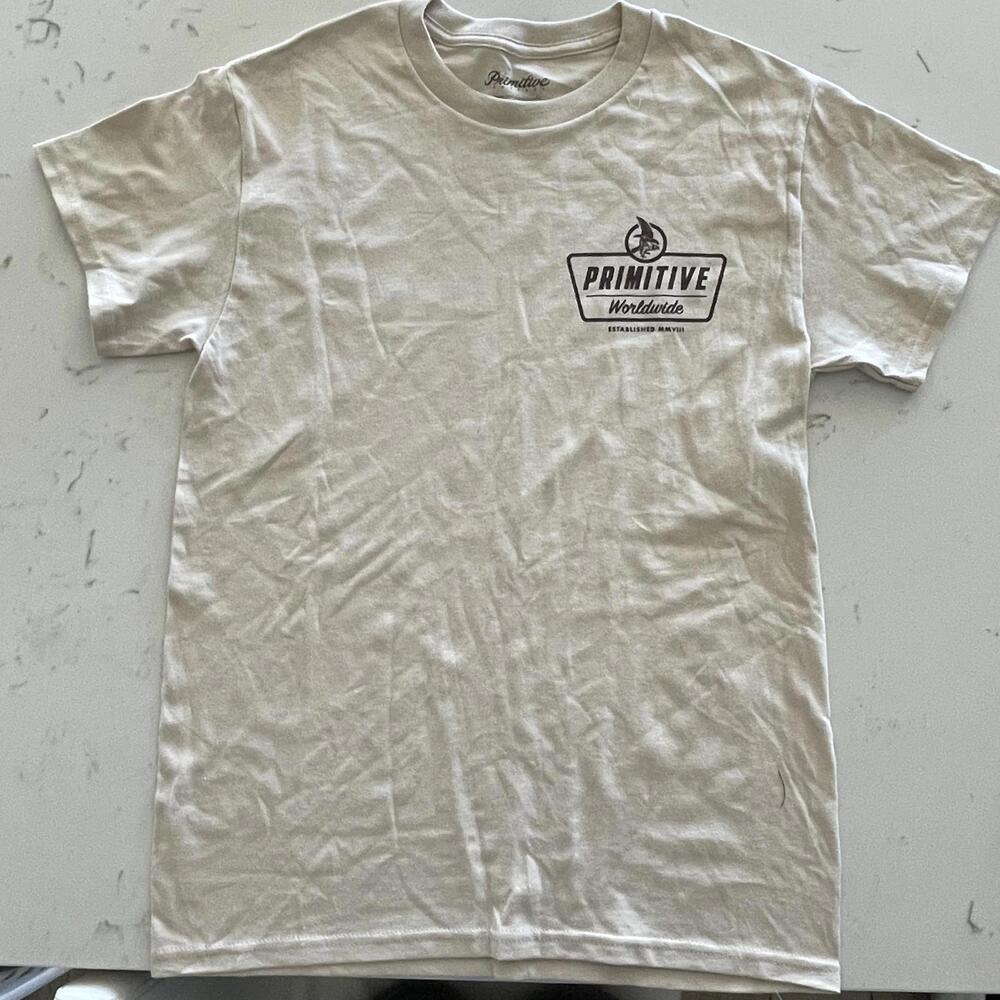 Primitive Worldwide White Graphic T-Shirt - Small